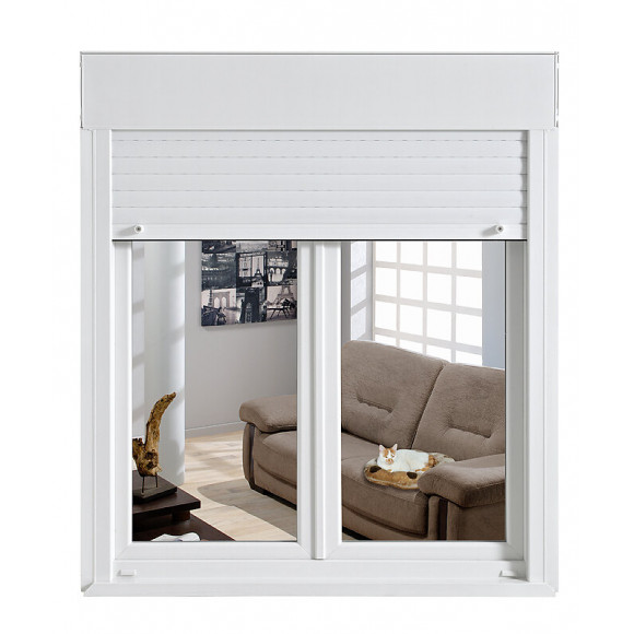 Menuiserie PVC NéoClassic Blanc avec Volet roulant Mono