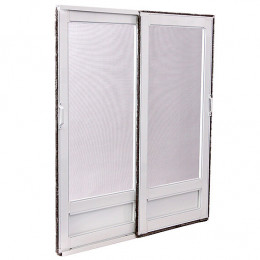 Moustiquaire coulissante L.300xh.240cm Aluminium blanc