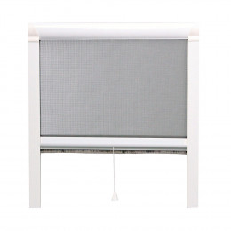 Moustiquaire enroulable verticale L.80xh.100cm Blanc