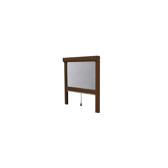 Moustiquaire enroulable verticale L.150xh.230cm Marron