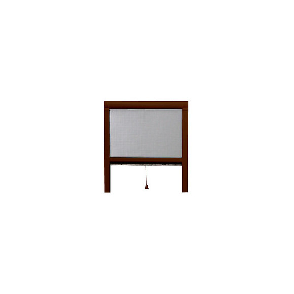 Moustiquaire enroulable verticale L.150xh.160cm Marron
