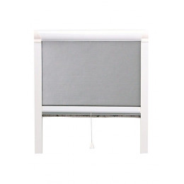 Moustiquaire enroulable verticale L50xh.65cm Blanc
