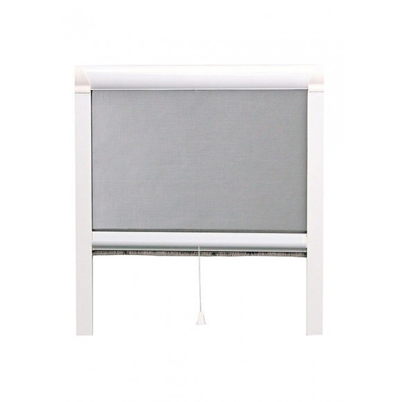 Moustiquaire enroulable verticale L50xh.65cm Blanc