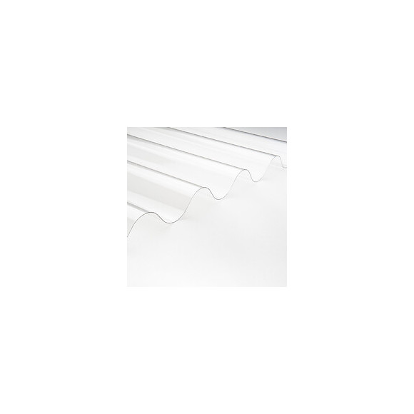 Plaque polycarbonate petite onde épaisseur 0.8mm 2x0.90m