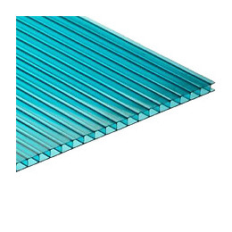 Plaque polycarbonate alvéolaire clair 4mm 2x1.05m