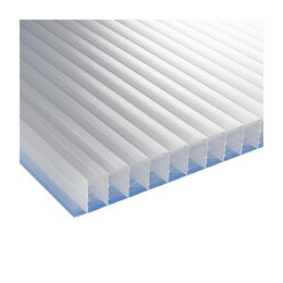 Plaque polycarbonate alvéolaire opale 32mm 3x1.25m