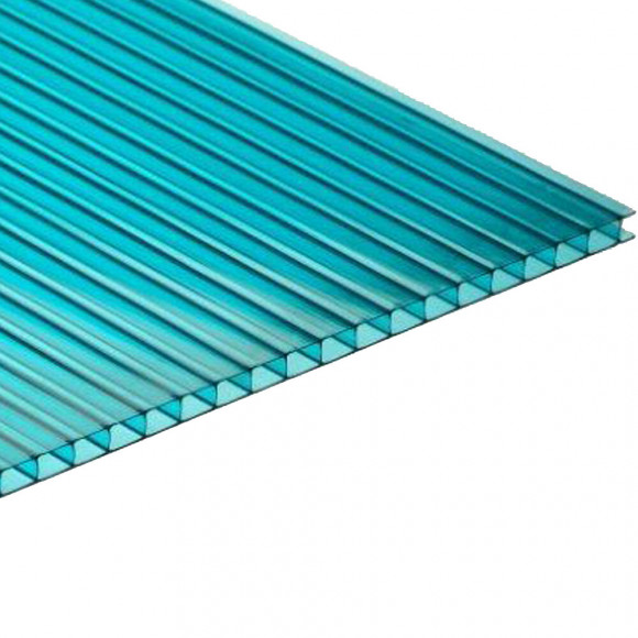 Plaque polycarbonate alvéolaire clair 4mm 2x1.05m