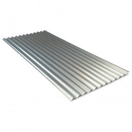 Plaque ondulée galvanisée 3x0.76m