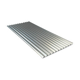 Plaque ondulée nervurée galvanisée 2.5x0.76m