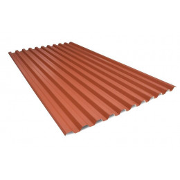 Tôle multiusage réversible biface 1350x750mm -coloris rouge beige