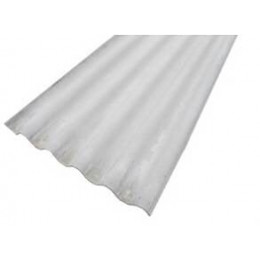 Plaque ondulée fibrociment GO 177/51 gris 2.5x0.92m