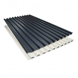 Tôle multiusage réversible biface 1350x750mm coloris gris beige