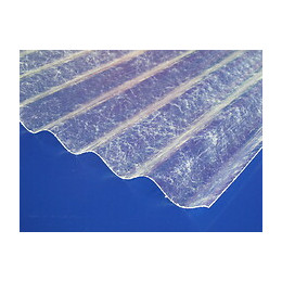 Plaque ondulée polyester PO 76/18 naturel 1.52x0.90m