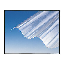 Plaque polyester ondulé GO 177/51 naturel 1.52x0.92m