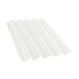 Plaque ondulée polyester GO 177/51 naturel 2x0.92m