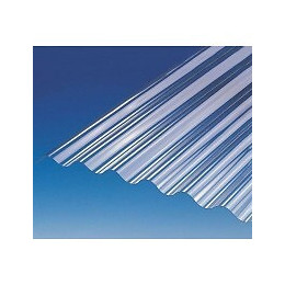 Plaque PVC ondulé transparent GO 177/51 2x0.92m