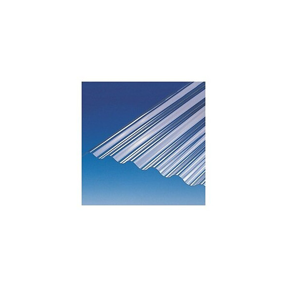 Plaque ondulée PVC ondes micro 32/9 200x66cm