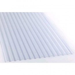 Plaque PVC greca transparent 3  x  1,09 m