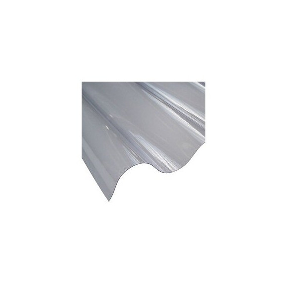 Plaque ondulée PVC GO 177/51 cristal 152x92cm