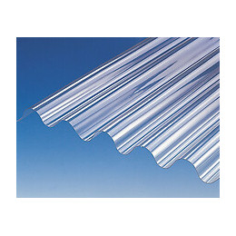 PLAQUE PVC PO TRANSPARENT 3X0,9M..