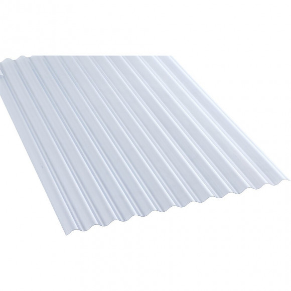 PLAQUE PVC ONDECOR TRANSPARENT 2X0,66M.