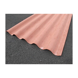 Plaque ondulée fibrociment GO 177/51 rouge 1.52x0.92m