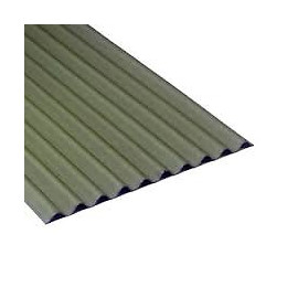 Plaque bitumée ce onde 95/38 verte 2x0.86m