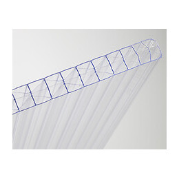 Plaque polycarbonate16 mm plate translucide 3 x 0.98m