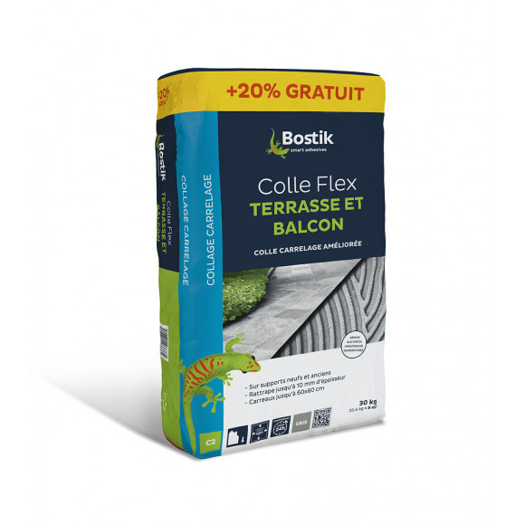 Colle Carrelage Flex - Terrasse et Balcon - C2
