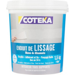Enduit de lissage pâte 1,5 kg  COTEKA