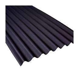 Plaque bitumée ce onde 95/38 noir 2x0.86m