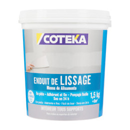 Enduit de lissage pâte 1,5 kg  COTEKA