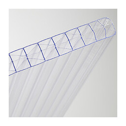Plaque polycarbonate16 mm plate translucide 3 x 0.98m