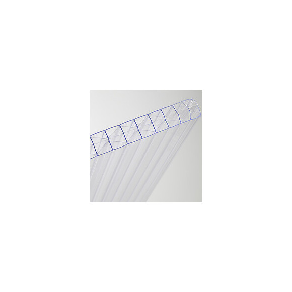 Plaque polycarbonate16 mm plate translucide 3 x 0.98m