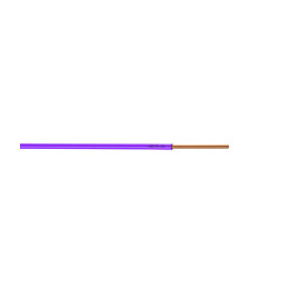Câble électrique H07VU 1.5mm2 violet - L.25m
