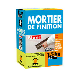 Mortier de finition blanc 1.5kg