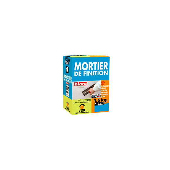 Mortier de finition blanc 1.5kg