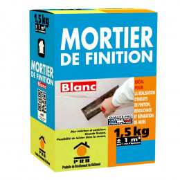 Mortier de finition blanc 1.5kg