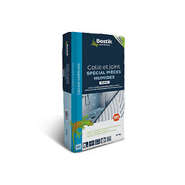 BOSTIK COLLE ET JOINT FLX - SPECIAL PIECES HUMIDES BLANC 25KG