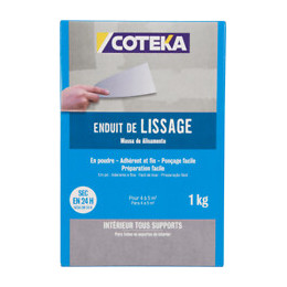 Enduit de lissage poudre 1 kg COTEKA