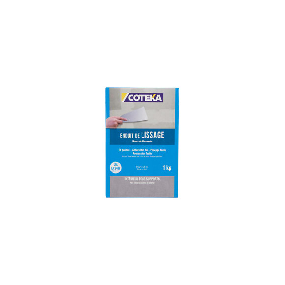 Enduit de lissage poudre 1 kg COTEKA