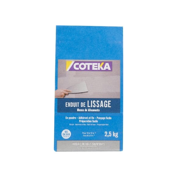 Enduit de lissage poudre 5 kg COTEKA