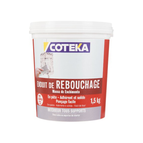 Enduit de rebouchage pâte 1.5kg