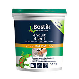 Enduit 4 en 1 pâte 1,5 kg BOSTIK