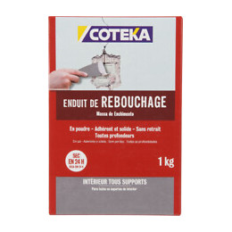 Enduit de rebouchage poudre 1 kg  COTEKA