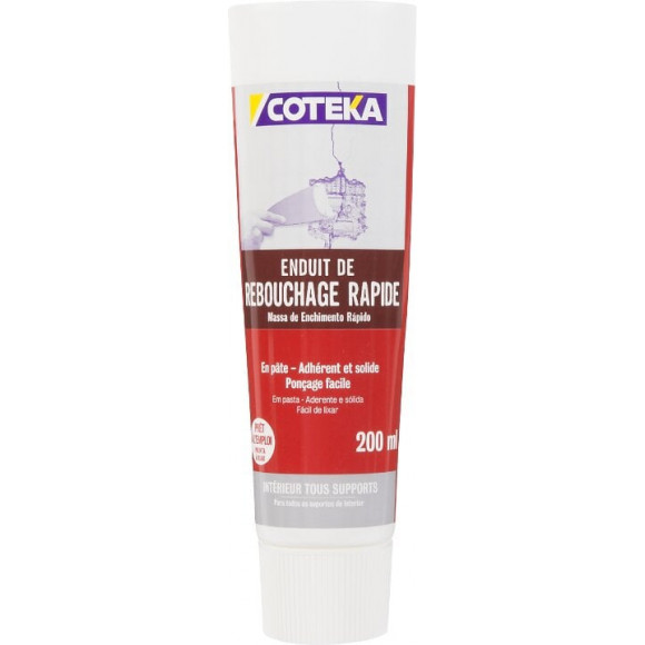Enduit de rebouchage rapide 200ml