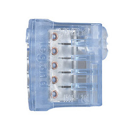 Borne de connexion auto pour fils rigides-9 bornes bleues pour 5 fils
