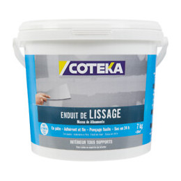 Enduit de lissage pâte 7 kg  COTEKA