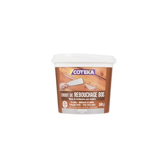 Enduit de rebouchage bois pâte 500g
