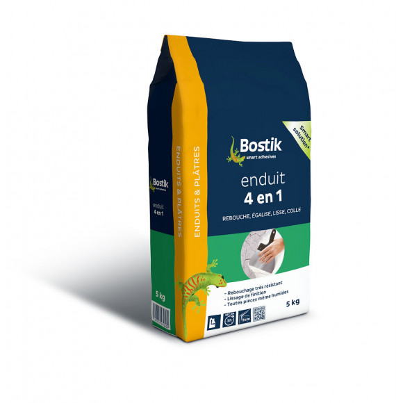 Enduit 4 en1 poudre 5kg BOSTIK